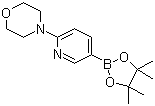 structure of CAS# 485799-04-0, 6-(吗啉-4-基)吡啶-3-硼酸频哪醇酯