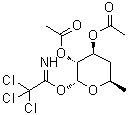 CAS # 485809-87-8, 4,6-Dideoxy-alpha-D-xylo-hexopyranose 2,3-diacetate 1-(2,2,2-trichloroethanimidate)