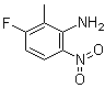 structure of CAS# 485832-96-0, 3-Fluoro-2-methyl-6-nitrobenzenamine
