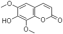 Isofraxidin molecular structure (CAS 486-21-5)