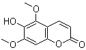structure of CAS# 486-28-2, 白蜡树精