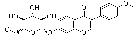 structure of CAS# 486-62-4, 芒柄花苷