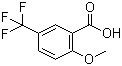structure of CAS# 4864-01-1, 2-甲氧基-5-三氟甲基苯甲酸