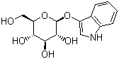structure of CAS# 487-60-5, 3-Indoxyl-beta-D-glucopyranoside