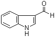 3-吲哚甲醛分子结构 (CAS 487-89-8)