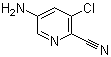 5-氨基-3-氯-2-吡啶甲腈分子结构 (CAS 488713-31-1)
