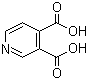 CAS # 490-11-9, 3,4-Pyridinedicarboxylic acid, Pyridine-3,4-dicarboxylic acid, Cinchomeronic acid
