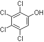 structure of CAS# 4901-51-3, 2,3,4,5-四氯苯酚