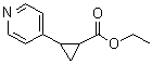 CAS # 4903-93-9, 2-(4-Pyridinyl)cyclopropanecarboxylic acid ethyl ester