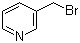 3-(溴甲基)吡啶分子结构 (CAS 4916-55-6)