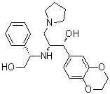 CAS # 491833-27-3, (alphaR,betaR)-alpha-(2,3-Dihydro-1,4-benzodioxin-6-yl)-beta-[[(1S)-2-hydroxy-1-phenylethyl]amino]-1-pyrrolidinepropanol