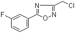 CAS 登录号：491842-63-8, 3-(氯甲基)-5-(3-氟苯基)-1,2,4-恶二唑