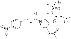 多尼培南侧链分子结构 (CAS 491878-06-9)