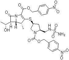 多尼培南缩合物分子结构 (CAS 491878-07-0)