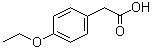 structure of CAS# 4919-33-9, 4-乙氧基苯乙酸