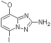 structure of CAS# 492468-97-0, 5-Iodo-8-methoxy-[1,2,4]triazolo[1,5-a]pyridin-2-amine