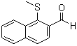 1-(甲硫基)-2-萘甲醛分子结构 (CAS 49571-51-9)
