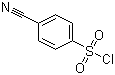 structure of CAS# 49584-26-1, 4-Cyanobenzenesulfonyl chloride