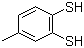 structure of CAS# 496-74-2, 甲苯-3,4-二硫酚