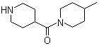 4-甲基-1-(4-哌啶基羰基)哌啶分子结构 (CAS 496057-63-7)