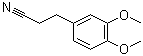 3,4-二甲氧基苯丙腈分子结构 (CAS 49621-56-9)