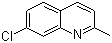 structure of CAS# 4965-33-7, 7-Chloro-2-methylquinoline