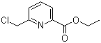 6-(氯甲基)吡啶-2-羧酸乙酯分子结构 (CAS 49668-99-7)