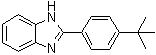 2-(4-叔丁基苯基)苯并咪唑分子结构 (CAS 49671-76-3)