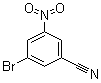 3-溴-5-硝基苯腈分子结构 (CAS 49674-15-9)