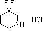 structure of CAS# 496807-97-7, 3,3-二氟哌啶盐酸盐