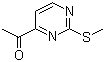 structure of CAS# 496863-48-0, 4-乙酰基-2-甲硫基嘧啶