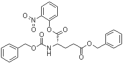 CAS 登录号：49689-66-9, N-[(苯基甲氧基)羰基]-L-谷氨酸 1-(2-硝基苯基) 5-(苄基)酯