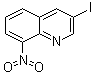 structure of CAS# 497084-46-5, 3-碘-8-硝基喹啉