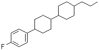 1-氟-4-(4'-丙基[1,1'-联环己基]-4-基)苯分子结构 (CAS 497820-38-9)