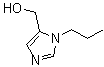 5-羟基甲基-1-丙基咪唑分子结构 (CAS 497855-88-6)