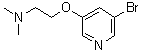 CAS # 497948-85-3, 2-[(5-Bromo-3-pyridinyl)oxy]-N,N-dimethylethanamine