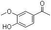 structure of CAS# 498-02-2, Acetovanillone