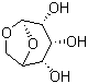 1,6-Anhydro-beta-D-glucopyranose molecular structure (CAS 498-07-7)
