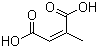 structure of CAS# 498-23-7, Citraconic acid