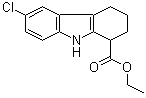 structure of CAS# 49844-36-2, 6-氯-2,3,4,9-四氢-1H-咔唑-1-羧酸乙酯