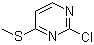 structure of CAS# 49844-93-1, 2-Chloro-4-(methylthio)pyrimidine