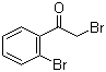alpha-溴代邻溴苯乙酮分子结构 (CAS 49851-55-0)