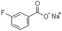 structure of CAS# 499-57-0, 3-氟苯甲酸钠