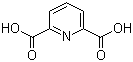 structure of CAS# 499-83-2, 吡啶-2,6-二甲酸