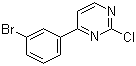 4-(3-溴苯基)-2-氯嘧啶分子结构 (CAS 499195-47-0)
