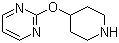 2-(哌啶-4-基氧代)嘧啶分子结构 (CAS 499240-48-1)