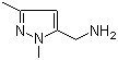 structure of CAS# 499770-63-7, 1,3-二甲基-1H-吡唑-5-甲胺