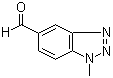 1-甲基-1H-苯并三唑-5-甲醛分子结构 (CAS 499770-67-1)