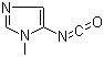 structure of CAS# 499770-99-9, 1-甲基-1H-咪唑-5-基异氰酸酯