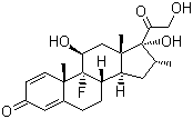 structure of CAS# 50-02-2, Dexamethasone